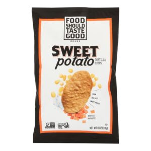 Food Should Taste Good - Tortilla Chips Swt Potato - Cs Of 12-11 Oz