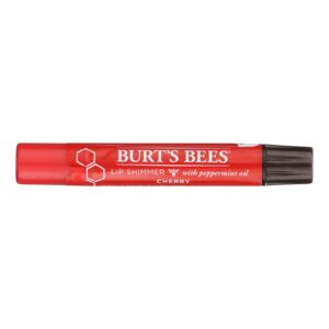 Burts Bees - Lip Shimmer - Cherry - Case Of 4 - 0.09 Oz