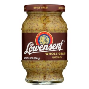 Lowensenf Whole Grain Mustard - Case Of 6 - 8.8 Oz