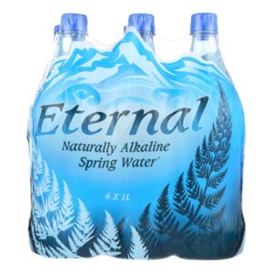 Eternal Naturally Alkaline Spring Water  - Case Of 2 - 6-33.8fz
