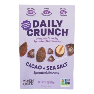 Daily Crunch - Spr Alm Cacao Sea Salt - Cs Of 6-4 Oz