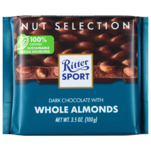 Ritter Sport - Dark Choc Whole Almnd - Cs Of 11-3.5 Oz
