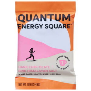 Quantum Energy Squares - Bar Dk Choc Pink Him Salt - Cs Of 8-1.69 Oz