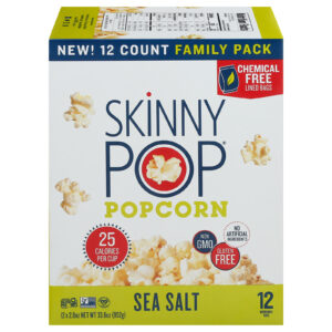 Skinnypop Popcorn - Popcorn Micro Ssalt 12pk - Cs Of 3-12-2.8 Z