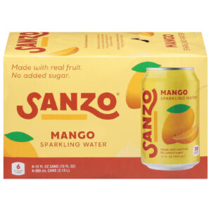 Sanzo - Sparkling Wtr Mango - Cs Of 4-6-12 Fz