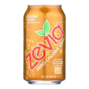 Zevia - Soda Cream 0 Cal Can - Cs Of 4-6-12 Fz