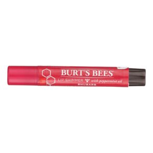 Burts Bees - Lip Shimmer - Rhubarb - Case Of 4 - 0.09 Oz