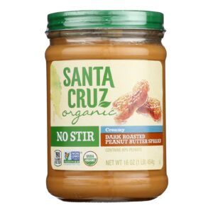 Santa Cruz Organic - Pbtr Og2 Dr No Str Creamy - Cs Of 12-16 Oz