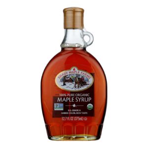 Shady Maple Farms 100 Percent Pure Organic Maple Syrup - Case Of 12 - 12.7 Fl Oz.