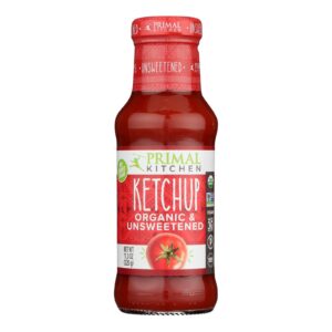 Primal Kitchen Organic And Unsweetened Ketchup - Case Of 12 - 11.3 Oz