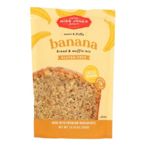 Miss Jones Baking Co - Mx Banana Bread Muffin Gf - Cs Of 6-12.35 Oz