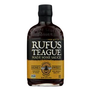 Rufus Teague Bbq Sauce - Honey Sweet - Case Of 6 - 16 Oz.