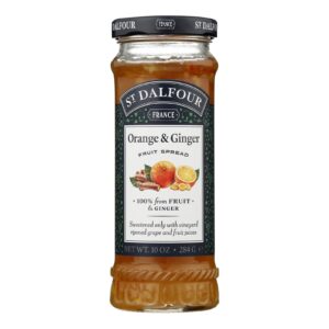 St Dalfour Fruit Spread - Deluxe - 100 Percent Fruit - Ginger And Orange Marmalade - 10 Oz - Case Of 6