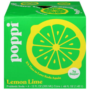 Poppi - Prebio Soda Lem Lime 4pk - Cs Of 6-4-12 Fz