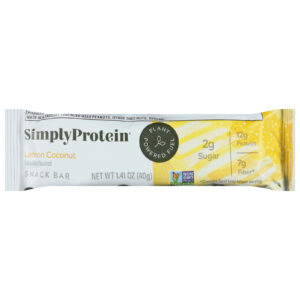 Simply Protein - Protein Bar Lemon Coconut - Cs Of 4-8-1.41 Z