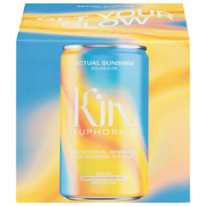 Kin Euphorics - Bev Actual Sunshine 4 Pk - Cs Of 6-4-8 Fz