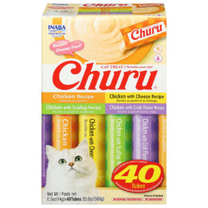 Inaba - Cat Churu Chicken Variety - Cs Of 4-40-.5 Oz
