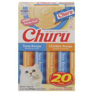 Inaba - Cat Churu Tuna Chkn Var - Cs Of 8-20-.5 Oz