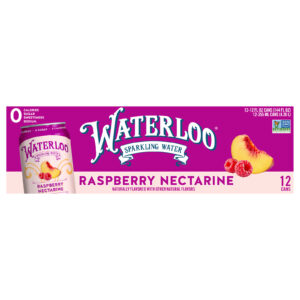 Waterloo - Spk Water Rasp Nectarine - Cs Of 2-12-12 Fz