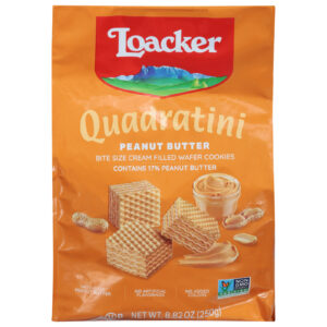 Loacker Quadratini - Wfr Cky Quad Pbtr - Cs Of 6-8.82 Oz