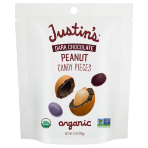 Justin's - Dark Choc Og2 Pnut Pieces - Cs Of 6-4.5 Oz