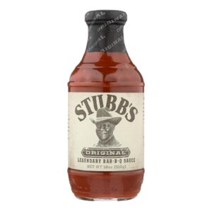Stubb's Bbq Sauce - Original - Case Of 6 - 18 Oz.
