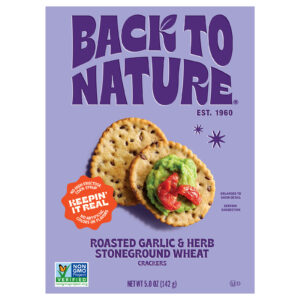 Back To Nature - Crackers Grlc Hrb Stngrnd - Cs Of 6-5 Oz