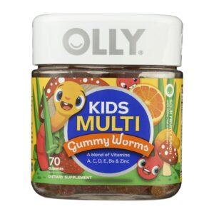 Olly - Kids Multivit Gmmy Worms - Cs Of 3-70 Ct