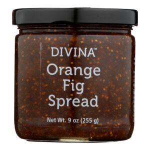 Divina - Spread - Orange Fig - Case Of 12 - 9 Oz