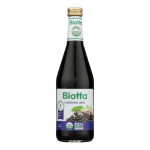 Biotta Juice - Elderberry - Case Of 6 - 16.9 Fl Oz.
