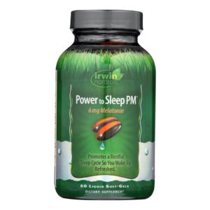 Irwin Naturals - Power To Sleep Pm 6mg Mel - Ea Of 1-60 Sgel