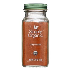 Simply Organic - Cayenne Pepper Og2 - Cs Of 6-2.5 Oz