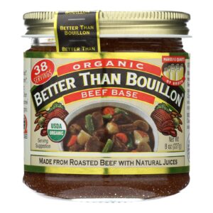 Better Than Bouillon Organic Seasoned - Beef Base - Case Of 6 - 8 Oz.