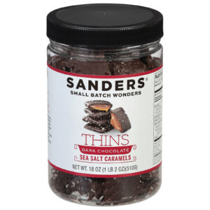 Sanders - Crmls Dk Choc Ssalt Thins - Cs Of 6-18 Oz