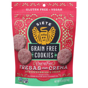 Siete - Cookies Fresas Con Crema - Cs Of 10-4.5 Oz