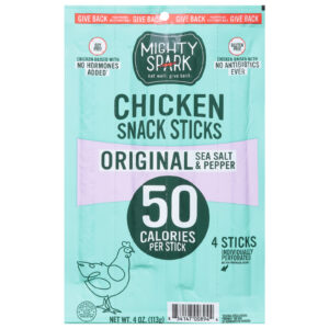 Mighty Spark - Snk Stick Chkn Ssalt Ppr - Cs Of 8-4 Oz