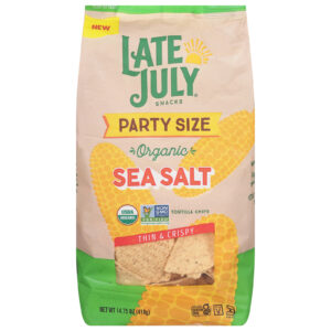 Late July Snacks - Tort Chips Og2 Sea Salt - Cs Of 9-14.75 Oz