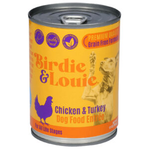 Birdie & Louie - Dog Food Chicken Turkey - Cs Of 12-13 Oz