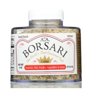 A.a. Borsari The World's Best Seasoned Salt - Case Of 6 - 4 Oz