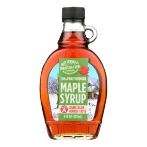 Butternut Mountain Farm - Maple Syrup - Dark Grd A Glass - Case Of 12 - 8 Fl Oz.