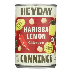 Heyday Canning Co. - Chickpeas Harissa Lemon - Cs Of 12-15 Oz