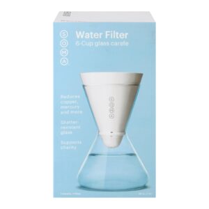 Soma - Carafe Glass 6 Cups - Case Of 2 - 48 Oz