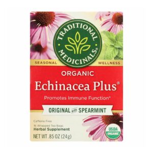 Traditional Medicinals Organic Echinacea Plus Tea - Caffeine Free - 16 Bags