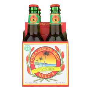 Reed's Ginger Beer Ginger Brew - Extra - Case Of 6 - 12 Fl Oz.