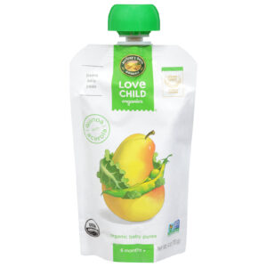 Love Child Organics - Puree Og2 Pears Kale Peas - Cs Of 12-4 Oz