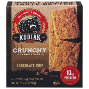 Kodiak Cakes - Granola Bar Choc Chip - Cs Of 12-6-1.59oz