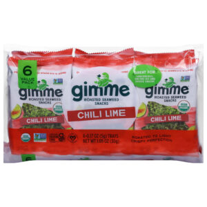 Gimme Seaweed Snacks - Seawd Snk Og2 Chili Lime - Cs Of 8-6-.17 Oz