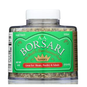Borsari - Seasoning Salt Savory - Case Of 6-4 Oz