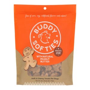 Cloud Star - Buddy Biscuits Soft And Chewy Treats - Peanut Butter - Case Of 12 - 6 Oz.