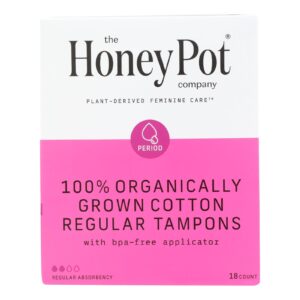 The Honey Pot - Tampon Reg Plst App Uscnt - Ea Of 1-18 Ct